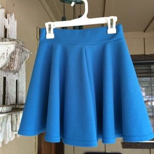 Blue skirt short skirt